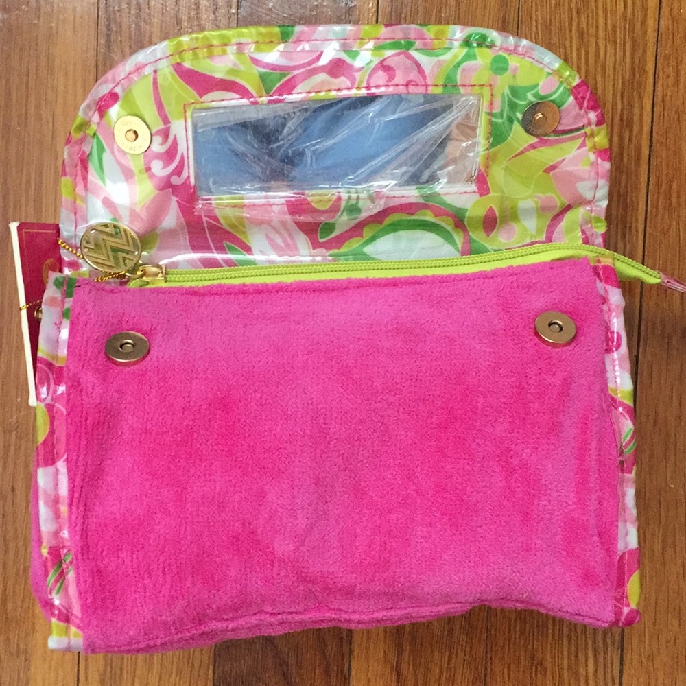 Macbeth perk and mirror bag NWT pink and green - Picture 3 of 4